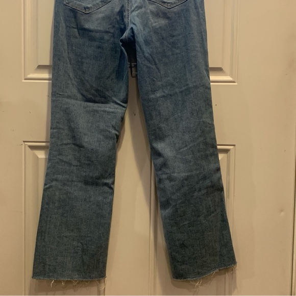 PAIGE Atley Ankle Flare Floretta Deconstructed Raw Hem Distressed Jeans $229.00 - Picture 11 of 14